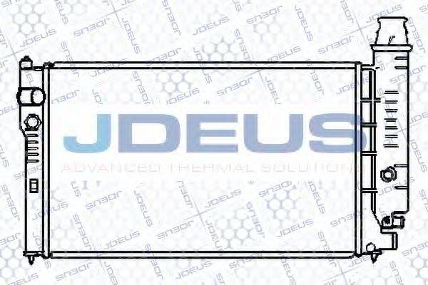 JDEUS 021V26 Радіатор, охолодження двигуна