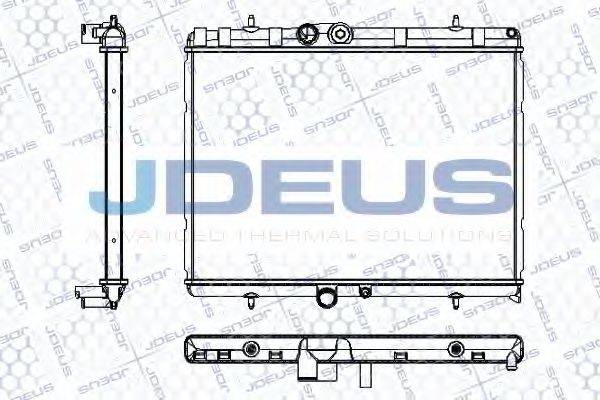 JDEUS RA0210400 Радіатор, охолодження двигуна