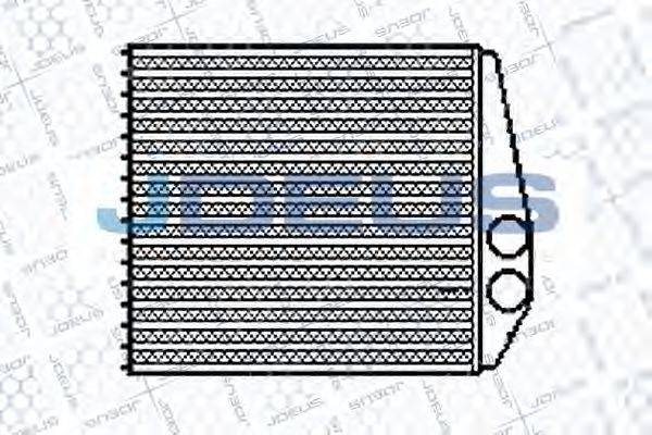 JDEUS 220M47 Теплообмінник, опалення салону