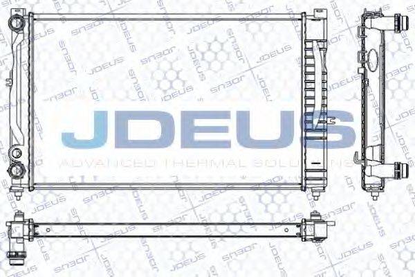 JDEUS RA0010160 Радіатор, охолодження двигуна