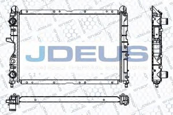 JDEUS RA0110250 Радіатор, охолодження двигуна