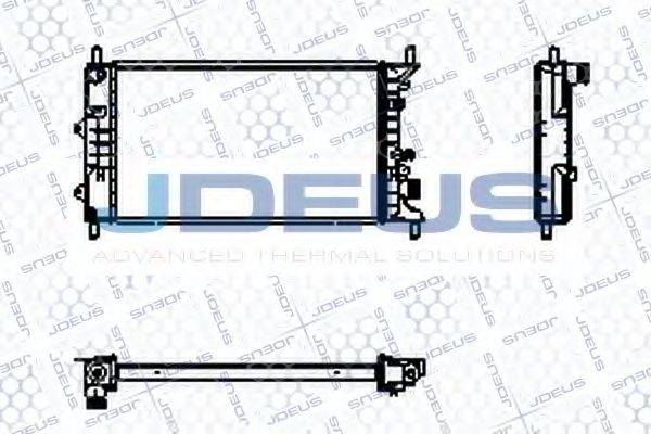 JDEUS RA0120550 Радіатор, охолодження двигуна