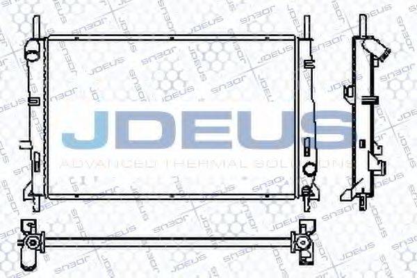 JDEUS RA0120750 Радіатор, охолодження двигуна