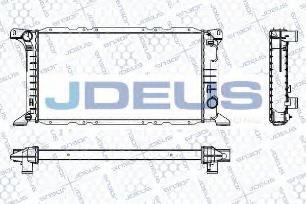 JDEUS RA0120780 Радіатор, охолодження двигуна