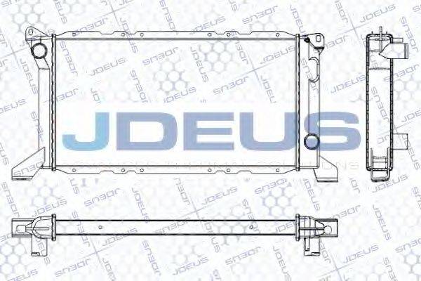 JDEUS RA0120830 Радіатор, охолодження двигуна