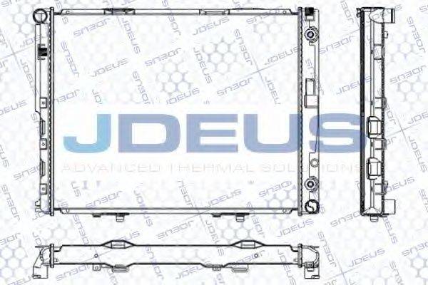 JDEUS RA0170400 Радіатор, охолодження двигуна