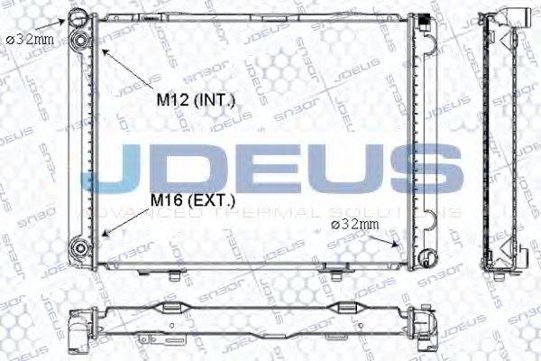 JDEUS RA0170440 Радіатор, охолодження двигуна