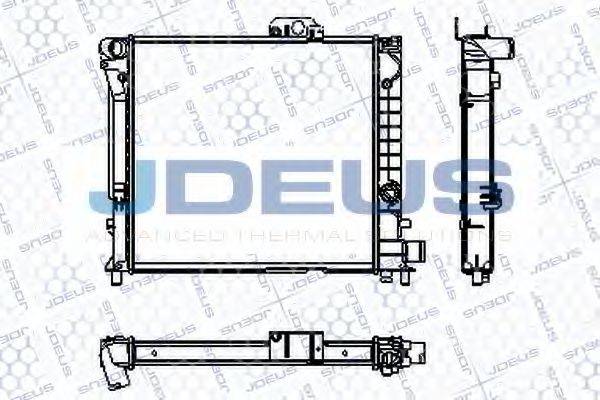 JDEUS RA0240120 Радіатор, охолодження двигуна