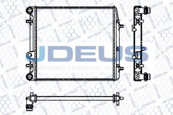 JDEUS RA0250090 Радіатор, охолодження двигуна