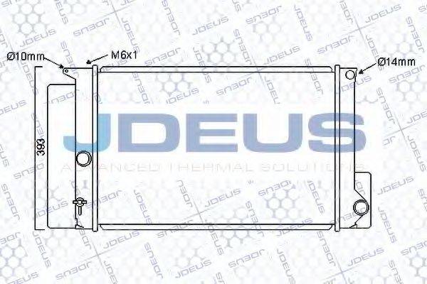 JDEUS 028M70 Радіатор, охолодження двигуна