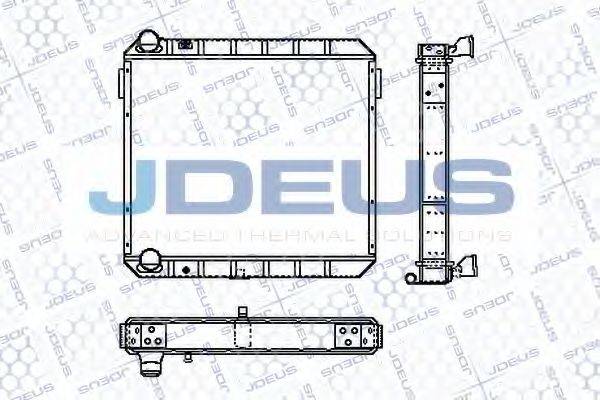 JDEUS RA1120300 Радіатор, охолодження двигуна