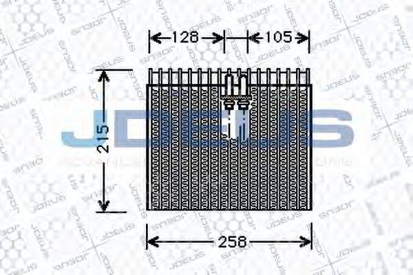 JDEUS RA9110960 Випарник, кондиціонер