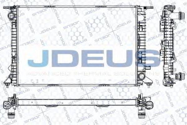 JDEUS RA0010450 Радіатор, охолодження двигуна