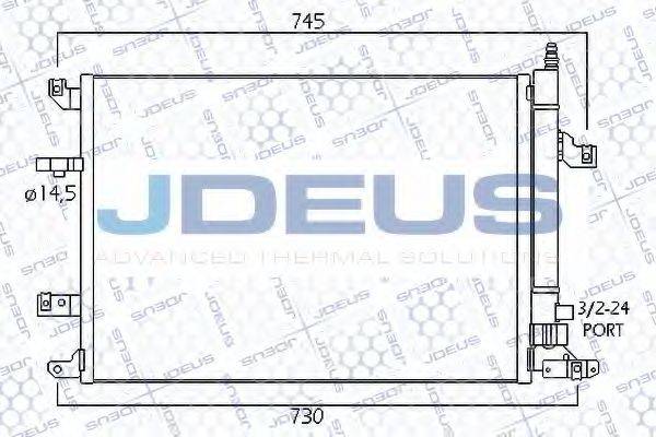 JDEUS 731M17 Конденсатор, кондиціонер