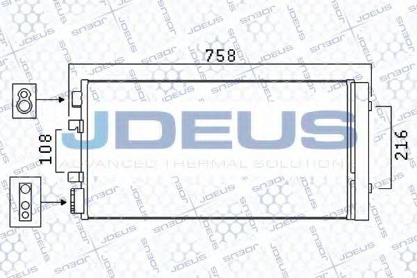 JDEUS 723M90 Конденсатор, кондиціонер