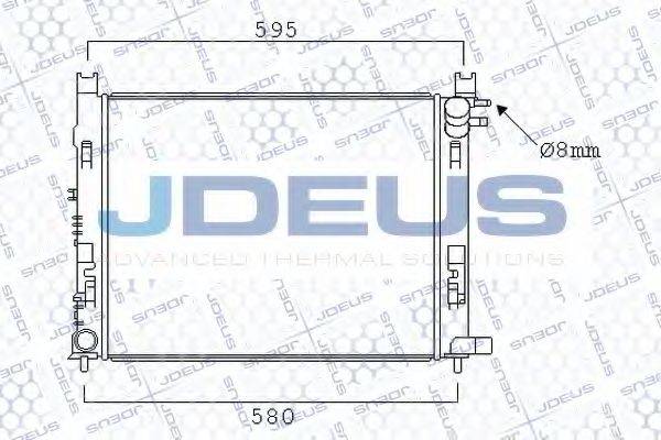 JDEUS 023M95 Радіатор, охолодження двигуна