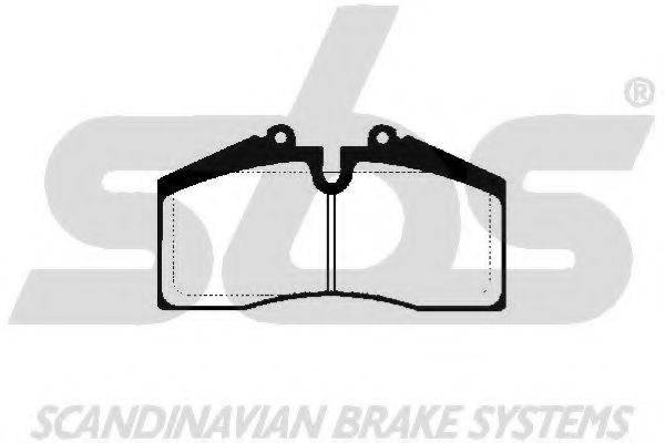 SBS 1501225602 Комплект гальмівних колодок, дискове гальмо