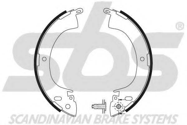 SBS 18492730420 Комплект гальмівних колодок