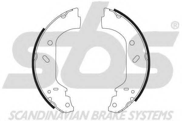 SBS 18492719588 Комплект гальмівних колодок