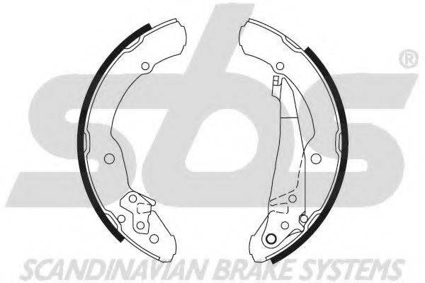 SBS 18492743631 Комплект гальмівних колодок