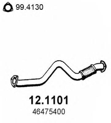 ASSO 121101 Труба вихлопного газу