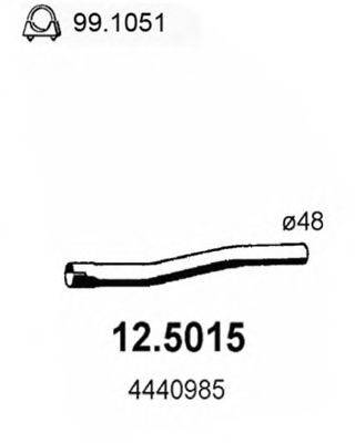 ASSO 125015 Труба вихлопного газу