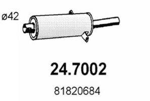 ASSO 247002 Глушник вихлопних газів кінцевий