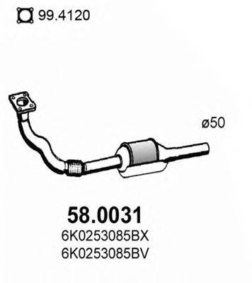 ASSO 580031 Каталізатор