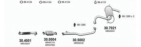 ASSO ART2909 Система випуску ОГ