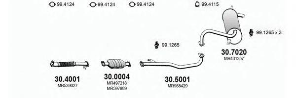 ASSO ART2908 Система випуску ОГ