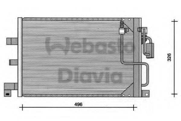 WEBASTO 82D0225067B Конденсатор, кондиціонер