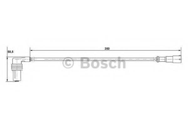 BOSCH 0265001134 Датчик, частота обертання колеса