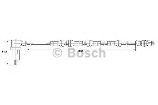 BOSCH 0265006154 Датчик, частота обертання колеса