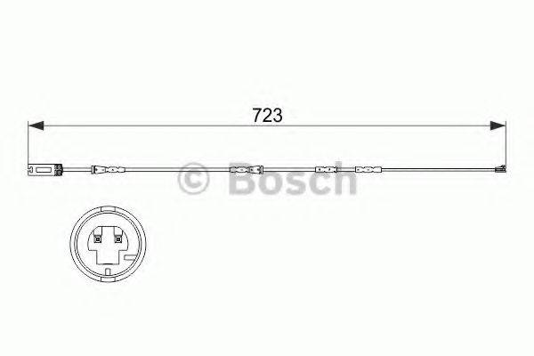 BOSCH 1987473514 Сигналізатор, знос гальмівних колодок