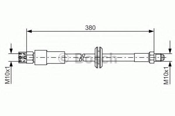 BOSCH 1987476140 Гальмівний шланг