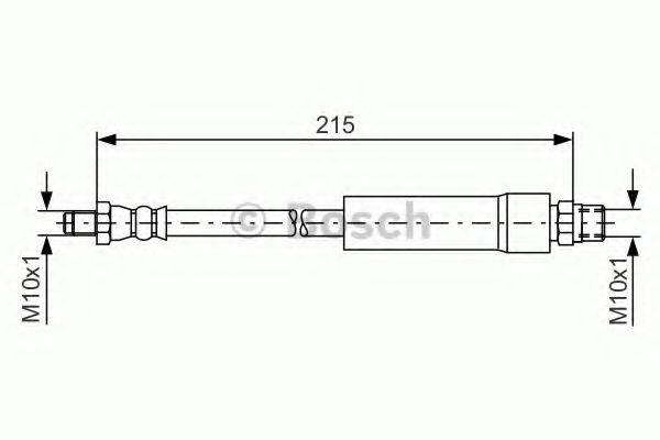 BOSCH 1987476142 Гальмівний шланг