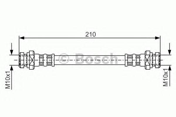 BOSCH 1987476193 Гальмівний шланг