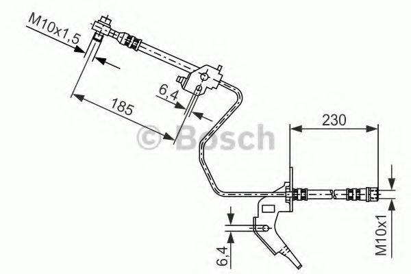 BOSCH 1987476200 Гальмівний шланг