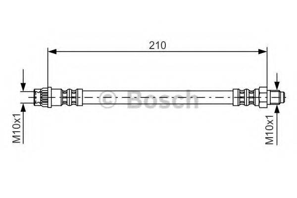 BOSCH 1987476425 Гальмівний шланг