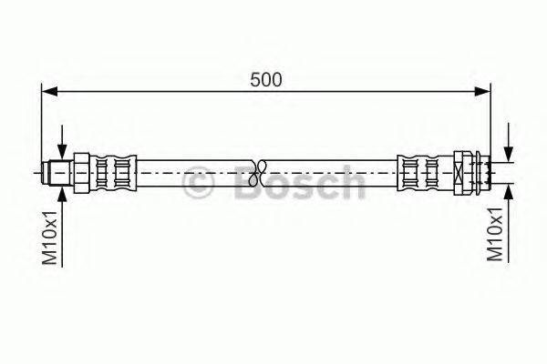 BOSCH 1987476453 Гальмівний шланг