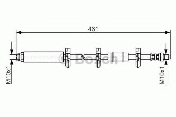 BOSCH 1987476463 Гальмівний шланг
