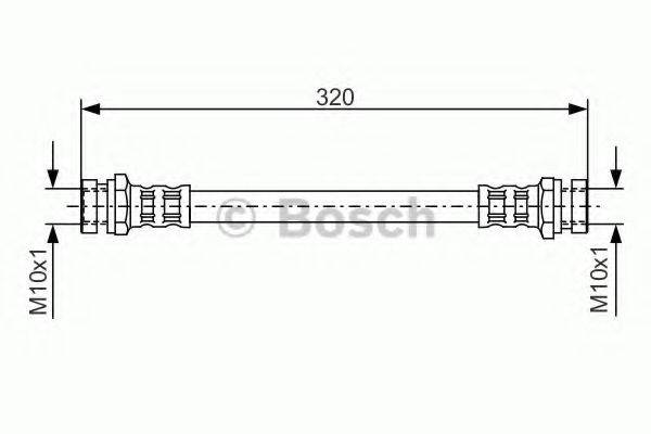 BOSCH 1987476541 Гальмівний шланг