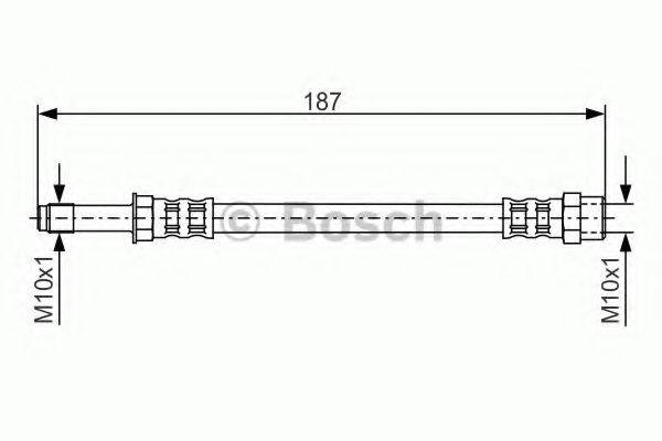 BOSCH 1987476715 Гальмівний шланг