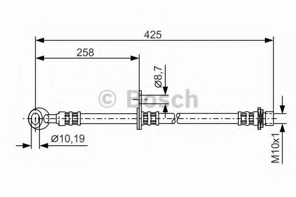 BOSCH 1987476891 Гальмівний шланг