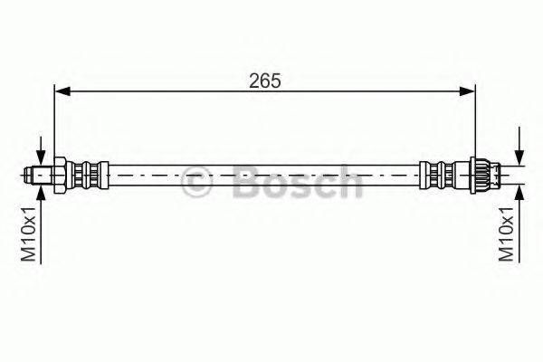 BOSCH 1987476948 Гальмівний шланг