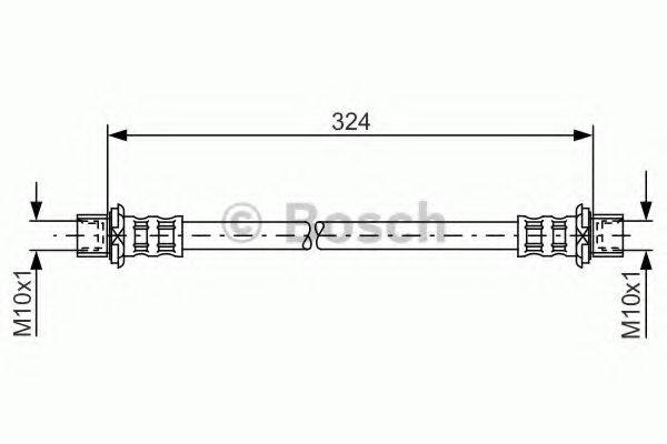 BOSCH 1987481016 Гальмівний шланг