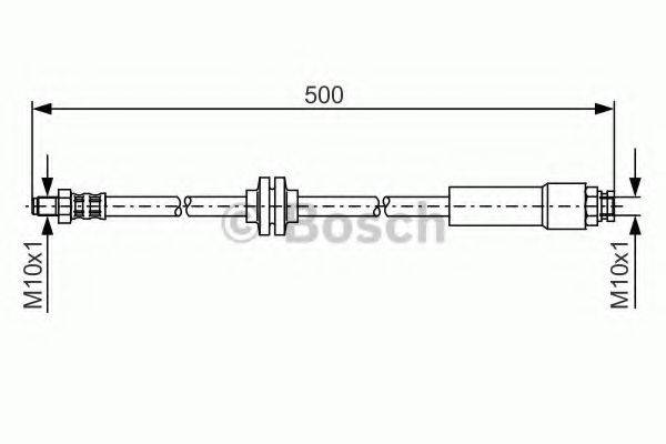 BOSCH 1987481172 Гальмівний шланг