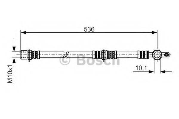 BOSCH 1987481221 Гальмівний шланг
