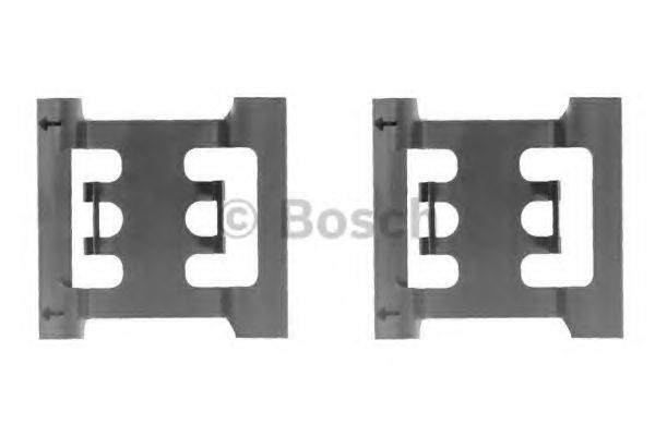 BOSCH 1987474191 Комплектуючі, колодки дискового гальма