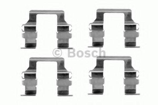 BOSCH 1987474357 Комплектуючі, колодки дискового гальма